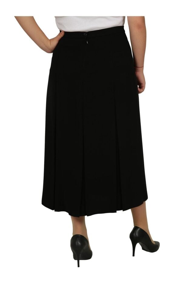 Ara Boy Fişekli Astarlı Portoriko Kumaş Kloş Anne Eteği