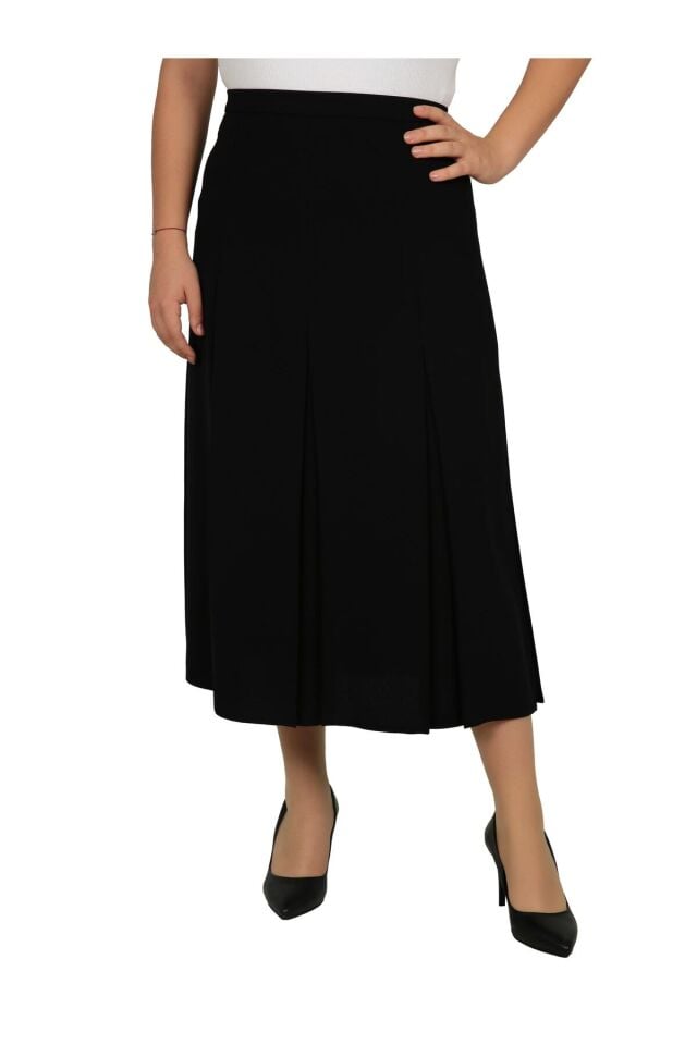 Ara Boy Fişekli Astarlı Portoriko Kumaş Kloş Anne Eteği