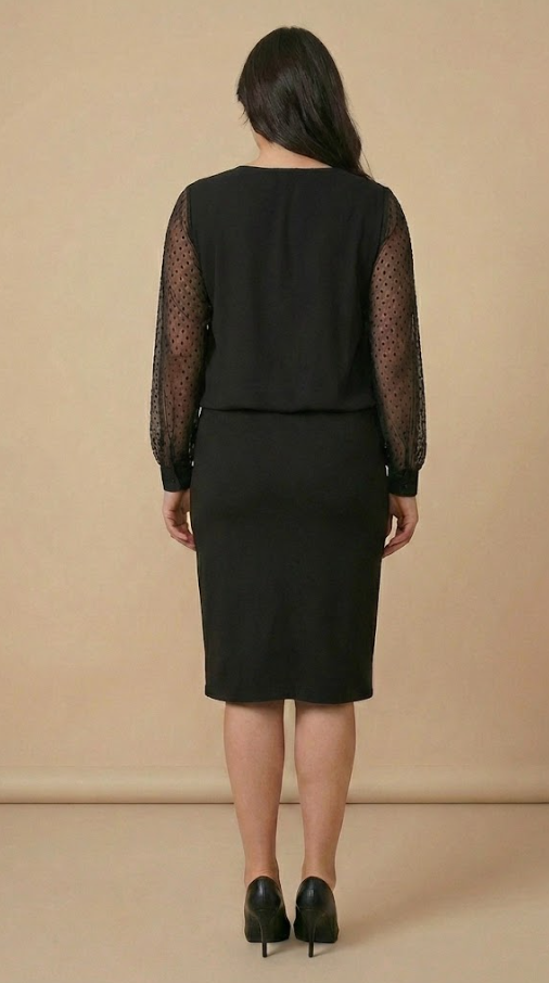 Payet Ve Inci Düğme Detaylı Portoriko Kumas Astarlı Anne Eteği